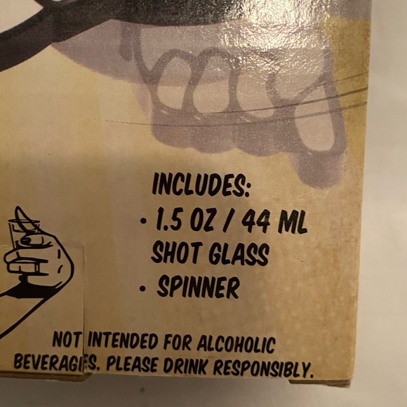 Fun spinner game with shot glass. 1.5 oz / 44ml shot glass, shot glass spinner - Picture 6 of 6